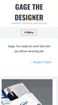 Mobile Screenshot of gagethedesigner.com